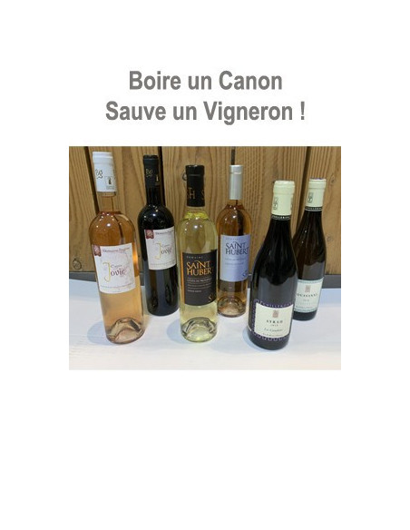 Pack Solidaire - Boire un Canon sauve un Vigneron