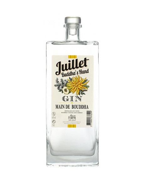 Gin Juillet  main de bouddha 44° 50cl Ferroni