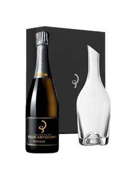 Coffret Carafe soufflée Bouche + Billecart Vintage 2009