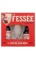 Coffret Fessée 2 x 33 cl + 1 verre