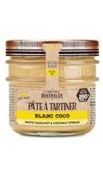Pâte à tartiner blanc, noisette, noix de coco