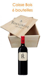 Caisse bois de 6 R de Rimauresq - vin rouge