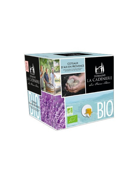 BIB 5 L blanc Domaine de la Cadenière - Bag in Box - Vinsetchampagnes.fr