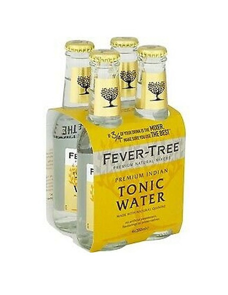Pack FEVER TREE x 4 tonic water 200ml
