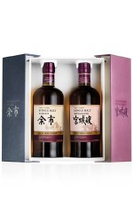 Coffret Nikka single malt Rum Finish Yoichi + Miyagikyo