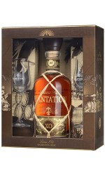 Coffret Plantation Rum XO 20th anniversary 40°+2verres
