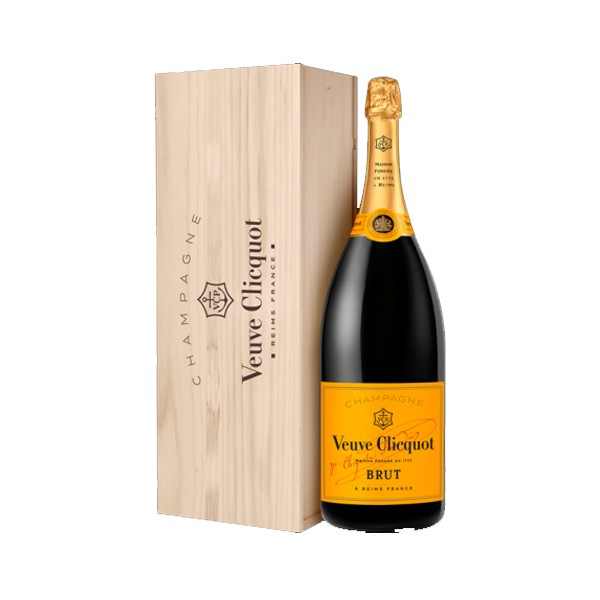 Mathusalem Clicquot Brut 6 litres + Caisse bois