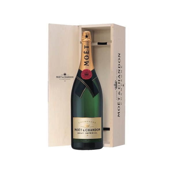 Salmanazar 9 Litres  Moet & Chandon Brut + Caisse bois