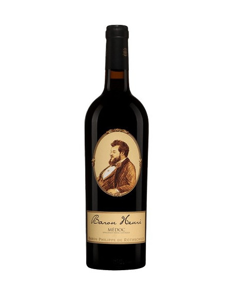 Rothschild : Baron Henri Medoc rouge 2017 - Vinsetchampagnes.fr