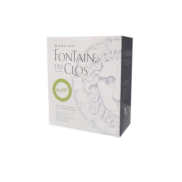 BIB 5 L VDP blanc Domaine Fontaine du Clos - Bag in Box