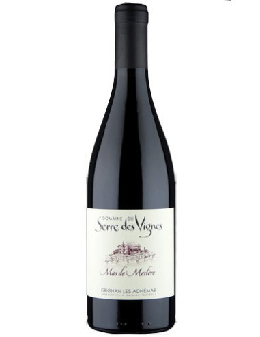 Mas de Merlère Domaine Serre des Vignes rouge 2022- Bio - Vinsetchampagnes.fr