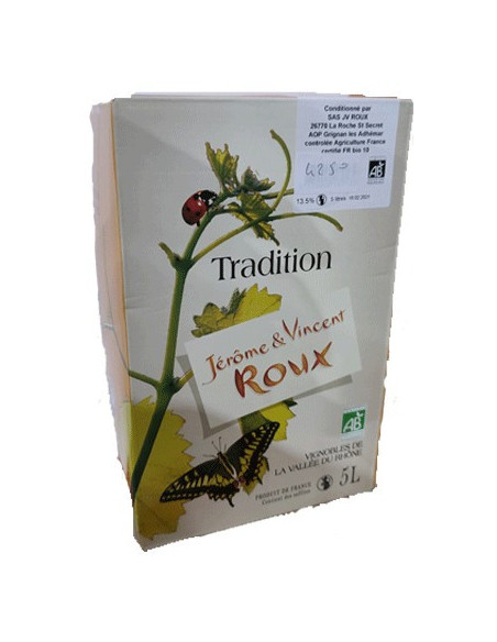 BIB 5L BIO AOC GRIGNAN LES ADHEMAR