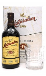 Coffret Rhum Matusalem Reserva 15 ans + 2 verres