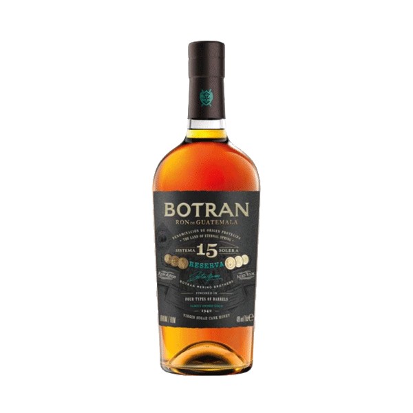 Rhum BOTRAN 15 ans 40° Guatemala