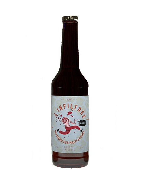 Bière pale Ale L'infiltré Brasserie des Malfaiteurs