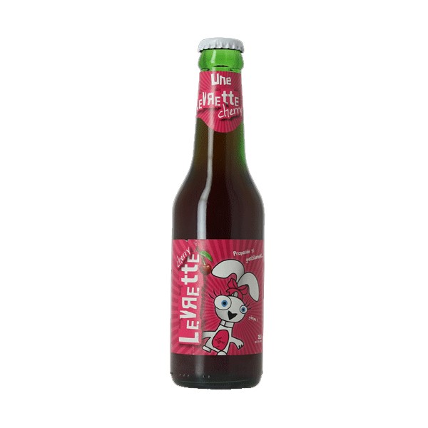 Bière levrette Cherry 3.5° 25 cl