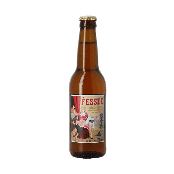 Bière la Fessée blonde 7.2° 33cl