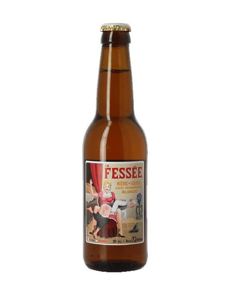 Bière la Fessée blonde 7.2° 33cl