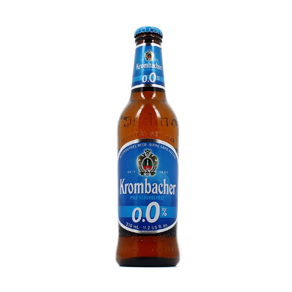 Bière Krombacher pils sans alcool 33cl
