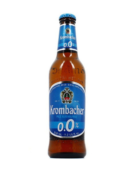 Bière Krombacher pils sans alcool 33cl