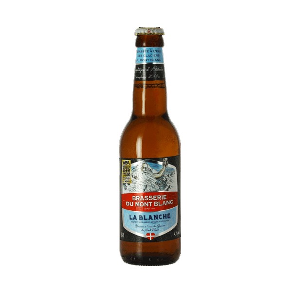 Bière Mont Blanc Blanche 33 cl