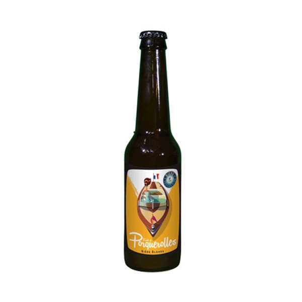Bière blonde Porquerolles 33cl - 5%