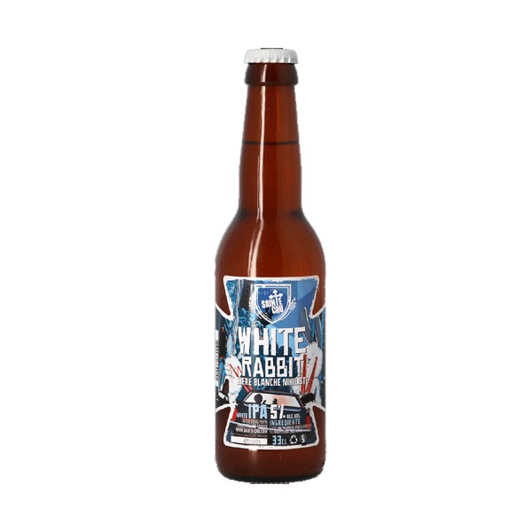 Bière White Rabbit Sainte Cru en 33cl