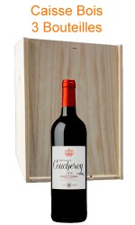 Caisse bois de 3 : Coucheroy rouge 2018