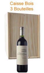 Caisse bois x3 -2015-  Château Grossombre de Saint Joseph