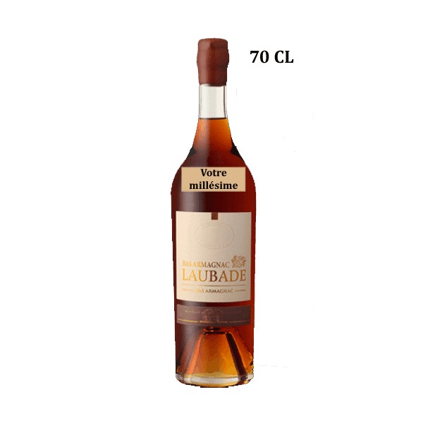 Laubade 1990 Bas Armagnac 70 cl - sans coffret Laubade 1990 Bas Armagnac 70 cl - sans coffret