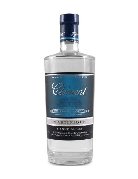 Rhum CLEMENT CANNE BLEUE 70cl - 50°