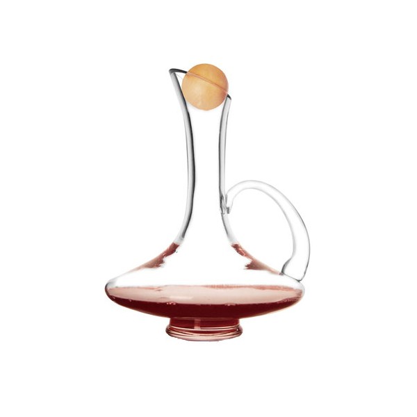 Carafe à Décanter Duchesse + Bouchon Boule bois