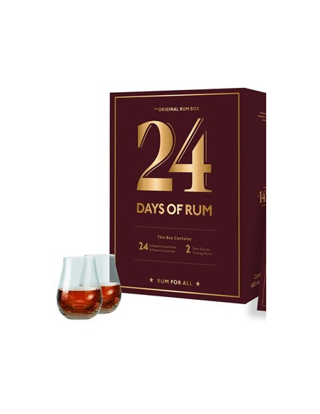Calendrier de l'Avent "Spécial Rhum"  24x2cl