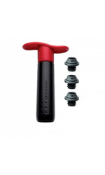 Pompe à vin Cerise + 3 bouchons le Creuset