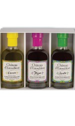 Coffret Saveur 3 huiles aromatisées Estoublon 3 x 20cl