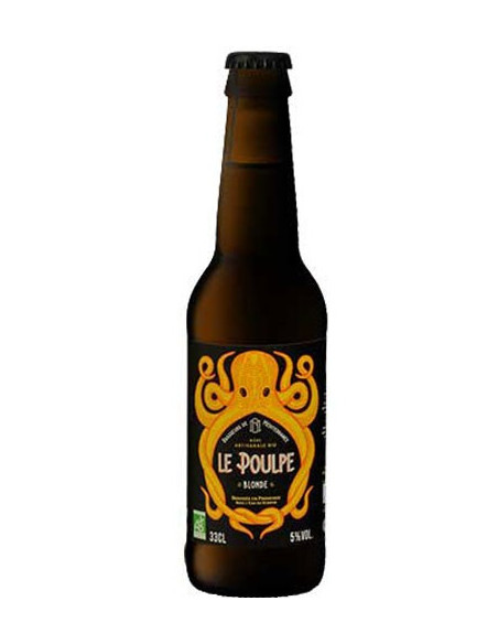 Bière le Poulpe blonde bio 33cl