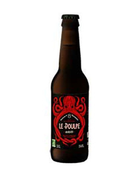 Bière le Poulpe ambrée bio 33cl