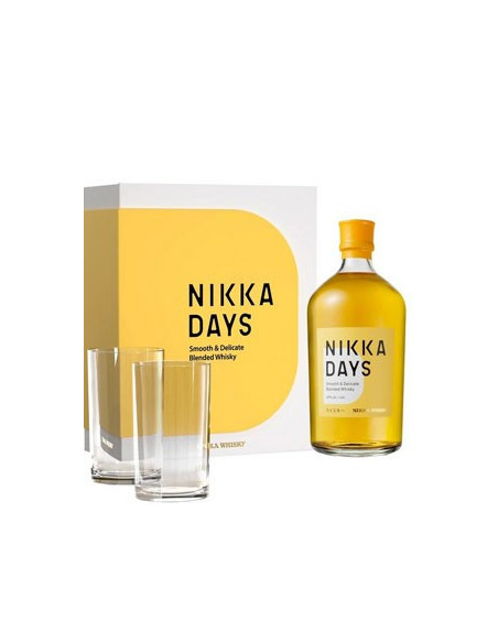 Coffret NIKKA Days 40% 70cl +2 verres