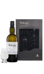 Coffret Port Askaig 8 ans 45.8° 70cl +2 verres