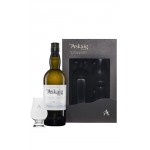 Coffret Port Askaig 8 ans 45.8° 70cl +2 verres