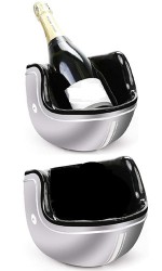 Porte bouteille casque moto ivoire