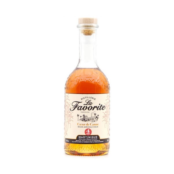 La Favorite rhum agricoleambré 4 ans