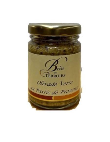 Olivade verte au Pastis 80g - Vinsetchampagnes.fr