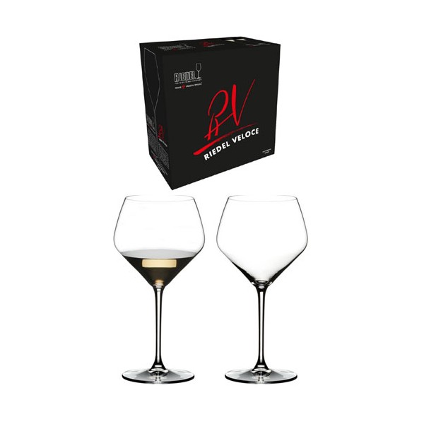 2 Verres Riedel VELOCE Chardonnay 69 cl