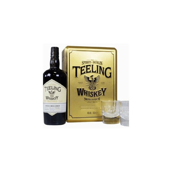 Coffret 2 verres Whisky Teeling small batch  46°