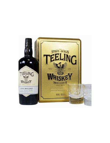 Coffret 2 verres Whisky Teeling small batch  46°