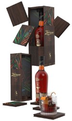 Zacapa 23 ans coffret bois sous verre X6