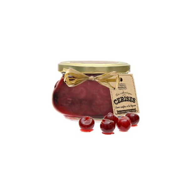 Cerises Semi Confites à la liqueur 15% 258gr