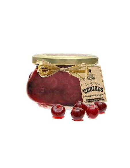 Cerises Semi Confites à la liqueur 15% 258gr