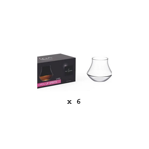 6 Verres Warm Open Up Spirits 30 cl